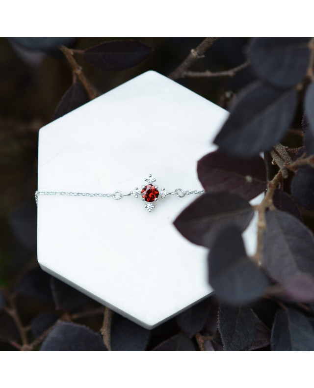 Chapter One-Garnet Classic Red Antique Bracelet